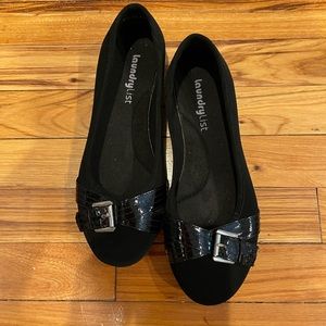 Laundry List… black flats